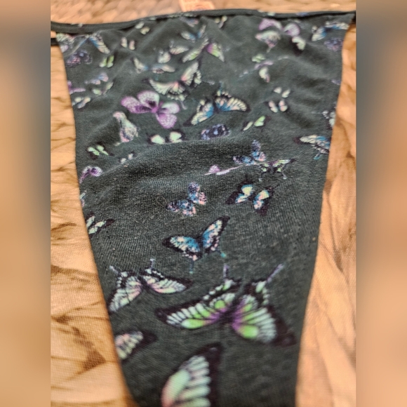 Victoria's Secret Blue Butterfly Print Panties - Picture 3 of 6